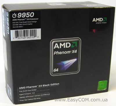 Тестирование AMD Phenom X4 9950 Black Edition с TDP 140 Вт